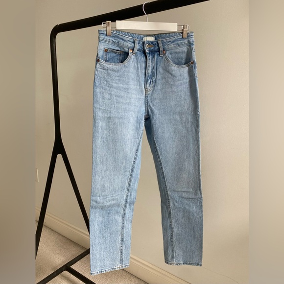 H&M Denim - High Waisted Straight Leg Denim